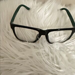 Black and Green Eyeglasses